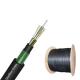 Armored Outdoor Fiber Optic Cable GYTY53 Black Color With Double Sheathed