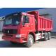 LHD / RHD 6x4 Heavy Duty Dump Truck , Red SINOTRUK HOWO Tipper Dump Truck