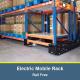 Electric Mobile Rack System Rail Free  Mobile Rack For Warehouse Storage,movable pallet rack