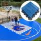 410g Outdoor Court Tiles PP Tiles For Basketball Court 34*34cm