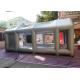 7m Long Inflatable Spray Booth With Blower Fire - Retardant EN14960 SGS CE