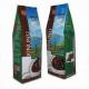 Coffee Bean Packaging Bags Plastic Tea Bags Packaging For Coffee , Square Bottom Bags