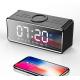 QI Wireless Charging Bluetooth Clock Hifi Speaker FM RADIO AUX  TF Card 2018 New Latest from NEWGOOD