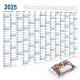Organize Business With Paper Custom Wall Calendars In Monthly View Layout