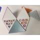 Spot UV 6 Colors Triangular Shape Eyeshadow Palette Containers