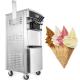 Portable Commercial Ice Cream Machine 110V Stainless Steel Structure