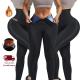 Knitted HEXIN Fitness Neoprene Sauna High Waist Trainer Leggings for Women Yoga Leggings