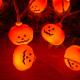 Halloween Pumpkin String Lights Orange Led Decorative Light With Battery For Holiday Halloween Decoration 