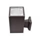 Square LED Wall Sconce Lights Powder Coated Black Available Finishes