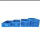 Plastic Turnover Basket Folded Stackable Storage Baskets For Harvest Fresh Food And Fruit Collapsible Crates