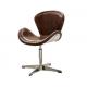 Office Bar Stool Swan Aviator Chair Brown Color 61*55*97cm