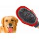 2 In 1 Red Durable Pet Massage Glove Silicone Pets Bathing Cleaning 130g