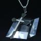 Fashion Top Trendy Stainless Steel Cross Necklace Pendant LPC384