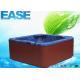 Portable Acrylic Massage Outdoor Bathtubs with 1 Cooling Seat, 1220 Liters Water Capacity