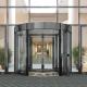Convenient And Automatic Revolving Door For Secure And Modern Building Access