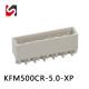 SHANYE BRAND KFM500CR-5.0 300V phoenix pcb connector pluggable terminal block 5.0mm pitch male