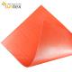 Red Silicone Coated Fiberglass Fabric Fire Resistant Fiberglass Cloth