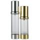 Aluminum Base Material 30ml 40ml Eye Cream Bottle Airless Design Collar Material PP