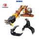 20t 30t Excavator Wood Grab , Hydraulic Excavator Rock Grapple For Construction