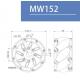                  6-Inch 152mm Medium Duty Mecanum Wheels             