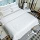Hot sale jacquard 100% cotton white bed sheets hotel duvet cover set comforter set