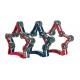 Plastic Star shape Tambourine Set / Music Toy / Orff instruments / Promotion gift AG-TP2