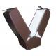 Luxury PU Leather Wine Packaging Box Single Bottle Wine Boxes With Leather String