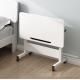 80 kgs Weight Capacity Standing Coffee Table White Wooden Work Station for Office
