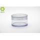 Round Thick Wall Body Butter Jars 100g Clear AS Plastic Material Made