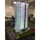 Handmade Acrylic Architecture Model / High Rise Building Model With Led