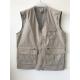 Mens classic vest，mens waist coat, vest 046 in 100% cotton fabric, stone/beige colour, S-3XL