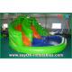 Inflatable Bounce House With Slide Pvc Summer Inflatable Bouncer Slide Outside Frog Water Slide With Print