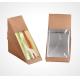 custom kraft sandwich boxes corrugated cardboard box