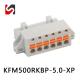 SHANYE BRAND KFM500RKBP-5.0 300V phoenix pluggable terminal block 5.0mm pitch male made in china