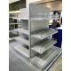 SPCC Material Supermarket Display Shelving Single / Double Sided Design