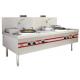 2 Burner Range Commercial Gas Stove For Home Chinese Big Wok Type