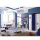 Basketball Style Wood Panel Boys Bedroom Furniture Set 1280mm 1580mm