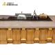 Rectangle Teppanyaki Grill Table Induction Heating 2400mm Length