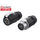 500V 20A 2P Waterproof Circular Connectors M20 Outdoor For Led Lighting