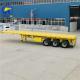 50T Load Capacity Customization 3/4 Axles 45FT Flatbed Semi Trailer 53FT Trailer Container