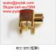 High quality gold plated MCX jack right angle to PCB mount type coaxial connector MCX-KWES