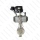 Stainless Steel Wafer Pneumatic Actuator Butterfly Valve With Positioner