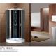 Shower Cabin with white   acrylic tray  chrome aluminium