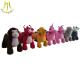 Hansel coin operated kids electric bicycle plush animal toys for birthday party for rent