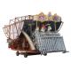 Non Fading Color Carousel Horse Ride With Colorful Led Lamps For Night Operation