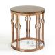 Heated Mental Gold Side Table Living Room Furniture