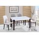 niform Texture Stone Wood Coffee Table , 6 Pieces Modern Oak Dining Table