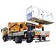 32M High altitude operation truck aerial platform work vehicle with large work basket for sale