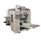 V Fold 7.5kw Hand 1380mm Tissue Paper Maker Machine Steel To Steel Embossing Roller