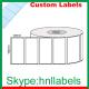 Custom Thermal Label 102mmX48mm/1 Plain D/Thermal Roll Removable, 2,500Lpr, 76mm core